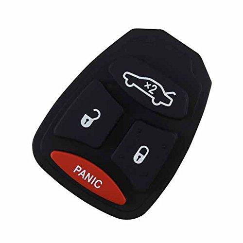  [AUSTRALIA] - KeylessOption Replacement Keyless Entry Remote Ignition Key Rubber Button Pad Repair Fix