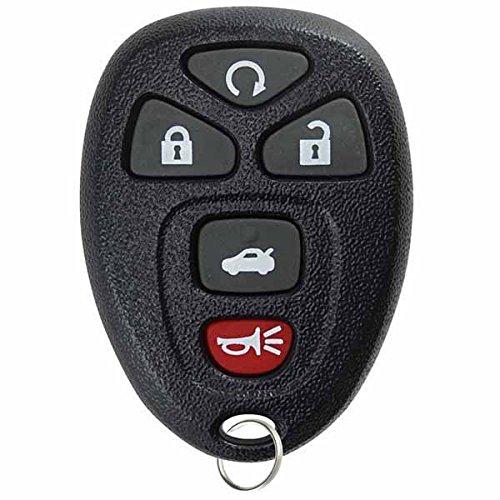 KeylessOption Keyless Entry Remote Control Car Key Fob Replacement for 15912860 black - LeoForward Australia