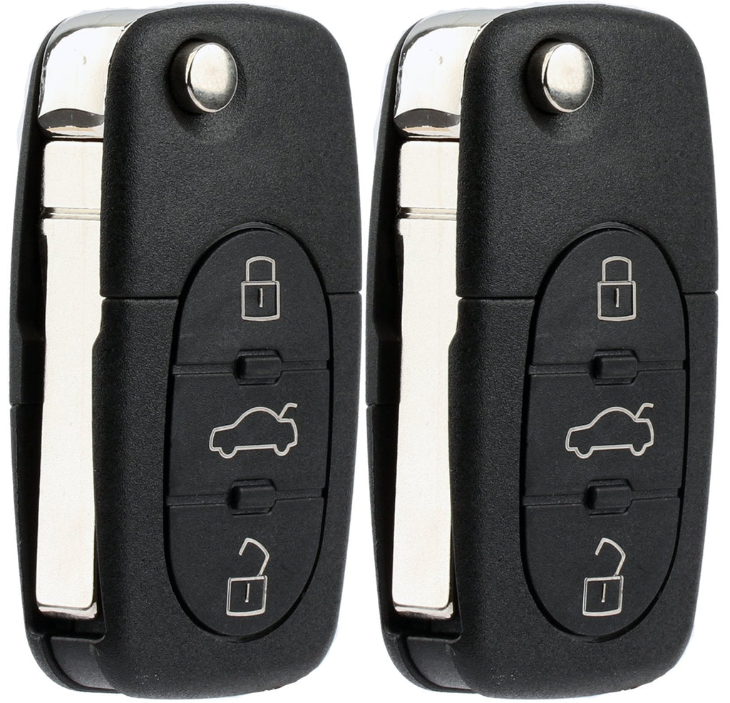  [AUSTRALIA] - KeylessOption Keyless Entry Remote Control Car Key Fob Replacement for HLO1J0959753F (Pack of 2)