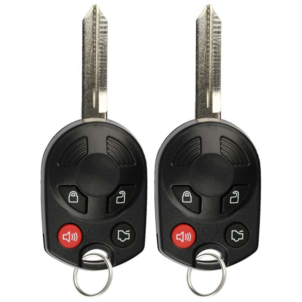  [AUSTRALIA] - KeylessOption Keyless Entry Remote Control Car Key Fob Replacement for OUCD6000022 (Pack of 2)