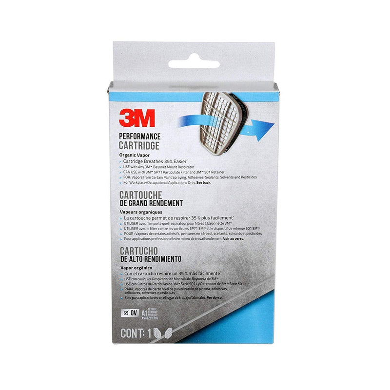  [AUSTRALIA] - 3M Safety 6001PB1-3 Organic Vapor Replacement Cartridges, 3-Pairs