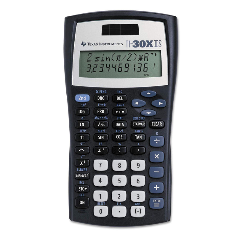  [AUSTRALIA] - Portable & Gadgets Texas Instruments TI-30X IIS 2-Line Scientific Calculator, Black Color: Black