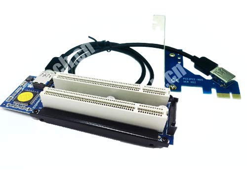  [AUSTRALIA] - Sintech PCI-E Express X1 to Dual PCI Riser Extender Card with Low Profile Bracket