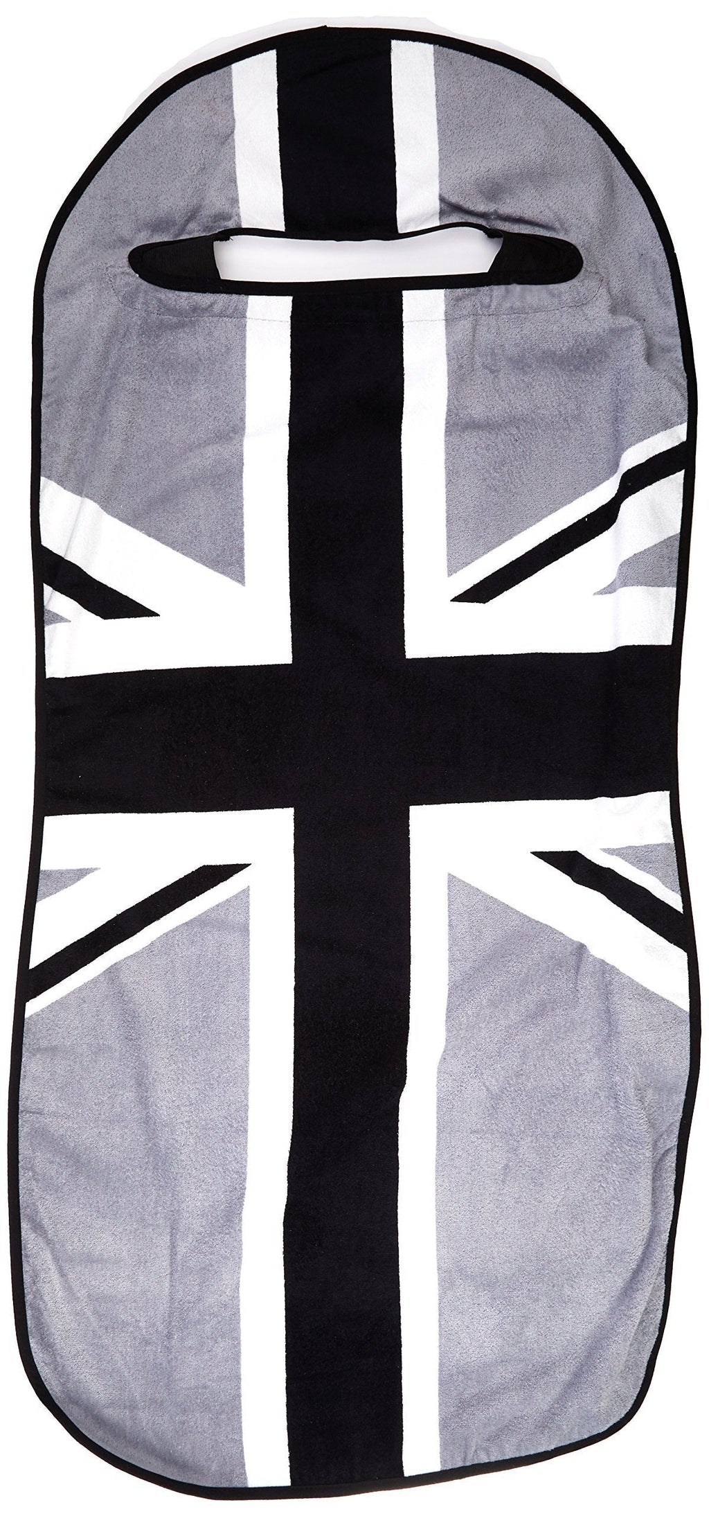  [AUSTRALIA] - Seat Armour (SA100MINIBGR) Black/Gray 'British Flag' Seat Protector Towel