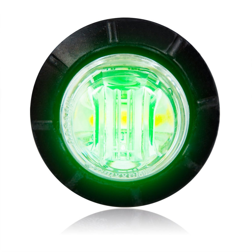  [AUSTRALIA] - Maxxima M09300G Green 3/4" Round LED Courtesy Marker Light