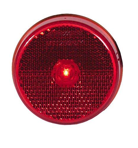  [AUSTRALIA] - Maxxima M11256R Red 2.5" Round LED Reflectorized Clearance Marker LED Light