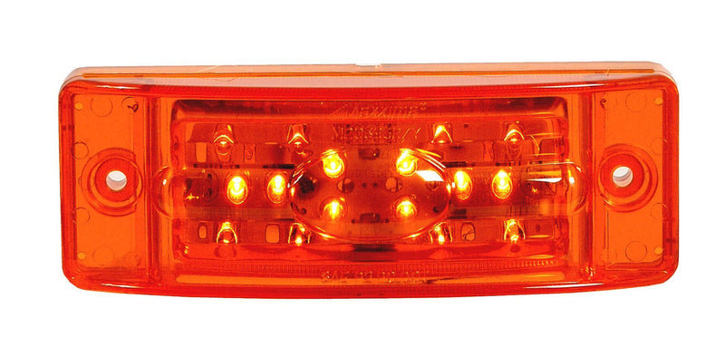  [AUSTRALIA] - Maxxima M20395Y 18 LED 2"x6" Amber Super Bright Combination Clearance Marker Light