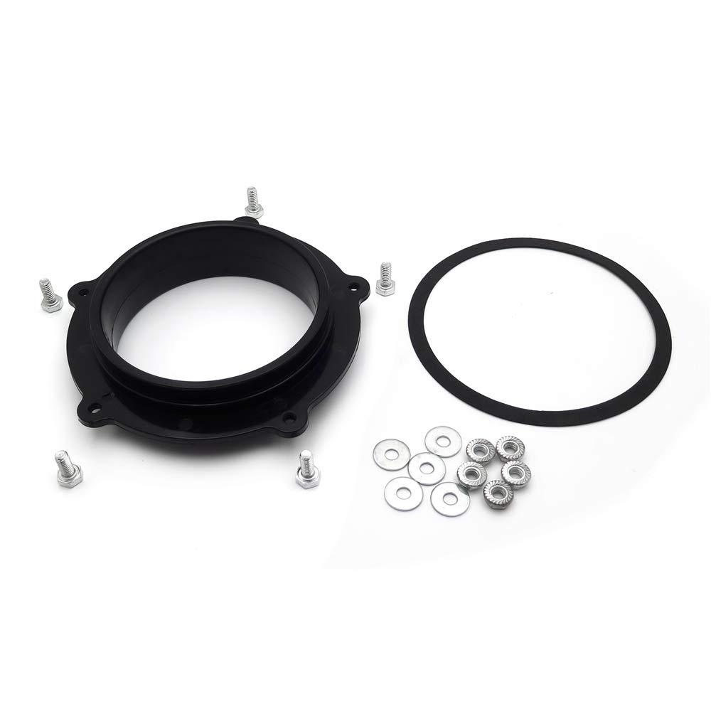  [AUSTRALIA] - HTTMT MT260-01-BK Air Filter Intake Adapter Compatible with K&N Compatible with Yamaha Yfz450 All Year