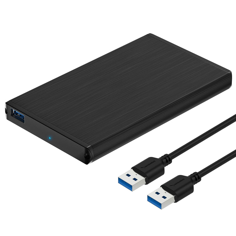  [AUSTRALIA] - Sabrent [Upgraded Version Support UASP] Ultra Slim USB 3.0 to 2.5-Inch SATA External Aluminum Hard Drive Enclosure [Black] (EC-UK30) Original