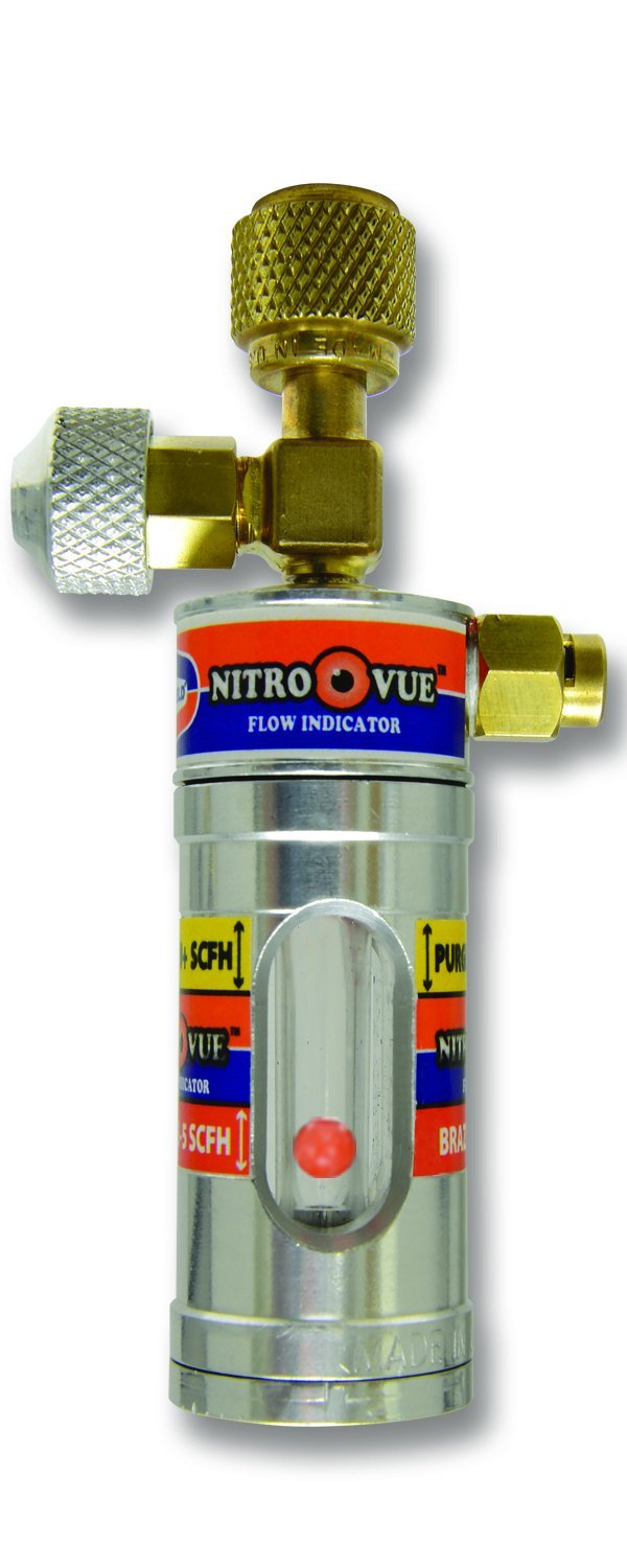 Uniweld NV1 NitroVue Nitrogen Flow Indicator, gold/silver, 7.7 oz. - LeoForward Australia