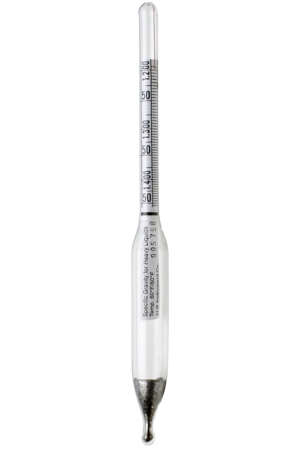 SP Bel-Art, H-B DURAC 1.000/1.070 Specific Gravity Hydrometer for Liquids Heavier Than Water (B61801-5300) - LeoForward Australia