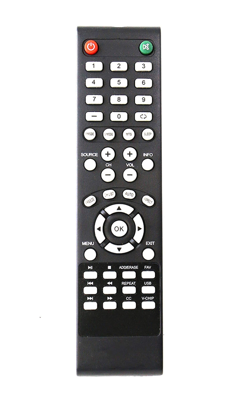 New TV Remote Control Compatible with Element TV ELCFW326 ELCFW327 ELCFW328 ELCFW329 ELDFW406 ELDFW407 ELDFT404 ELDFW322 ELDFW374 ELDFW464 ELGFT554 LC-26G77A LC-46G91 LC-32G85 LC-60G77A LE-28GA2 - LeoForward Australia