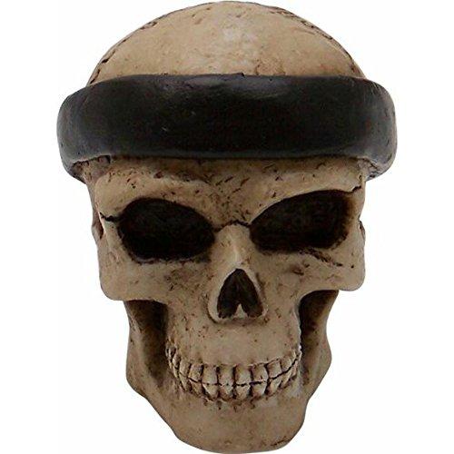  [AUSTRALIA] - Vintage Parts 62423 Slick Skull with Bandana Custom Shift Knob/Topper