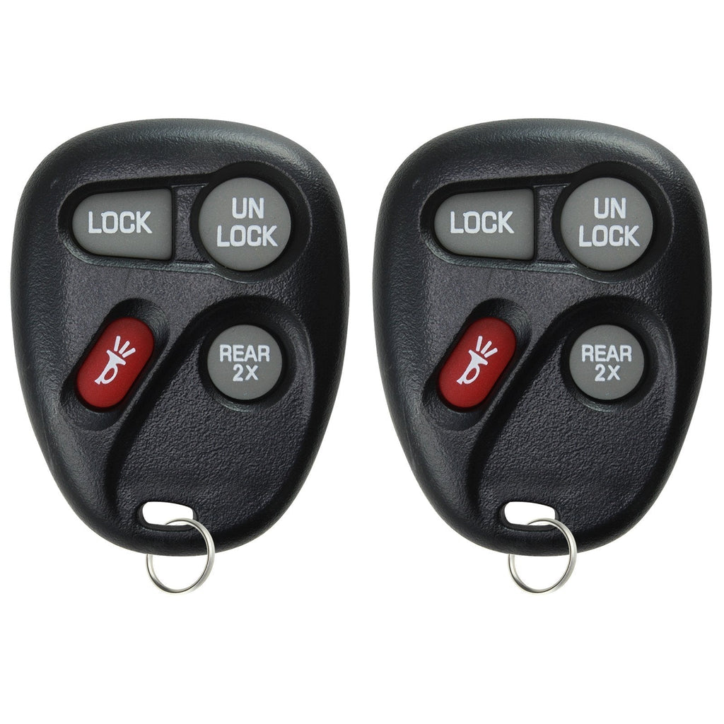 KeylessOption Keyless Entry Remote Control Car Key Fob for Chevy GMC 16245100-29 (Pack of 2) - LeoForward Australia