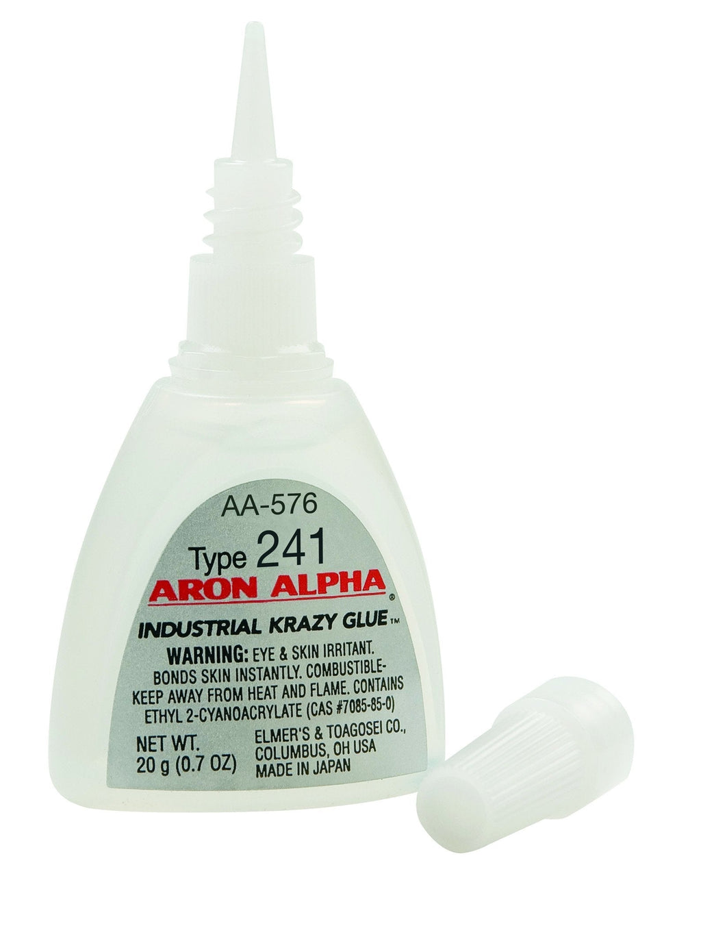  [AUSTRALIA] - Aron Alpha Type 241 (40 cps viscosity) Regular Set Instant Adhesive 20 g (0.7 oz) Bottle