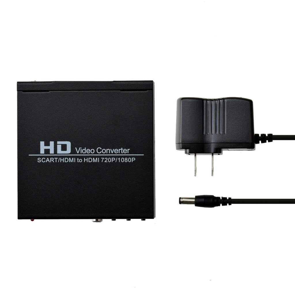  [AUSTRALIA] - Scart Hdmi to Hdmi Video Converter Box 1080p Scaler 3.5mm Coaxial Audio Output for Game Consoles DVD