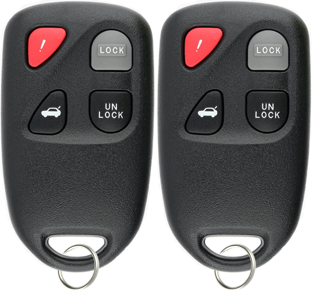 [AUSTRALIA] - KeylessOption Keyless Entry Remote Control Car Key Fob for KPU41805 Model 41805 Mazda 6 (Pack of 2)
