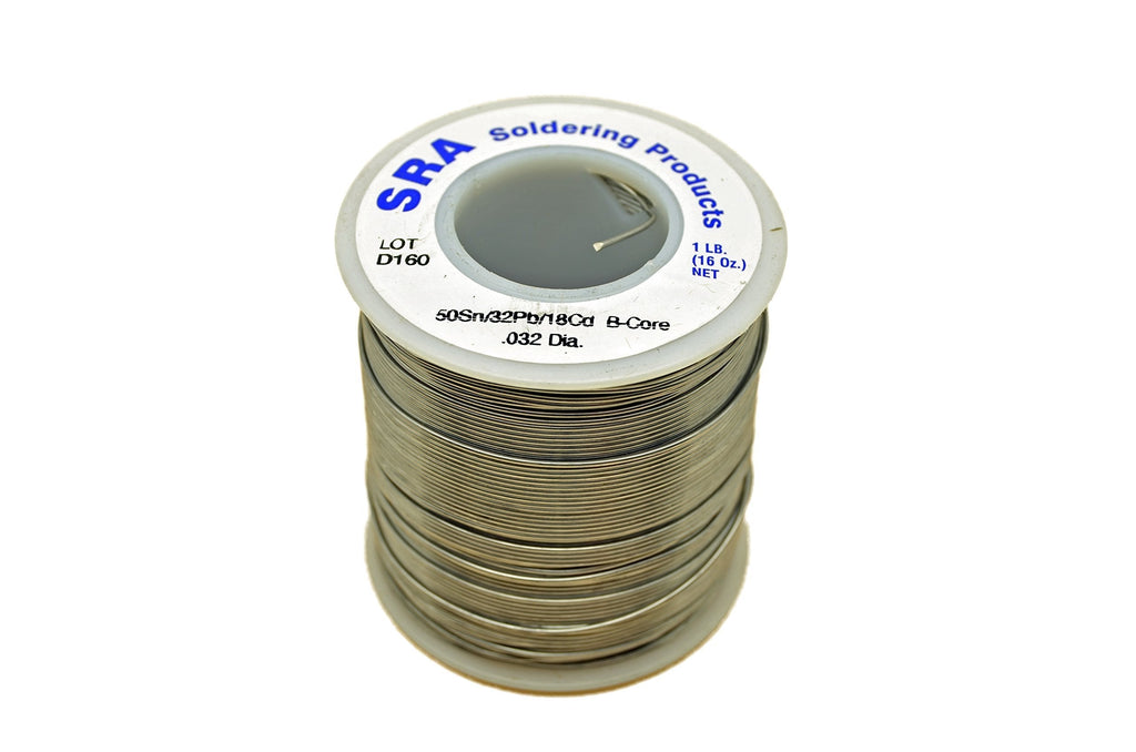  [AUSTRALIA] - SRA Soldering Products WBCL/M32   Acid Flux Core Low Melt Solder, 50/32/18 .032-Inch, 1-Pound Spool 0.032-Inch