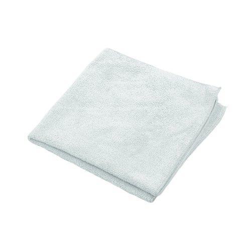  [AUSTRALIA] - Microworks 2511-W-DZ Value Microfiber Towel, 16" x 16", White (Pack of 12)