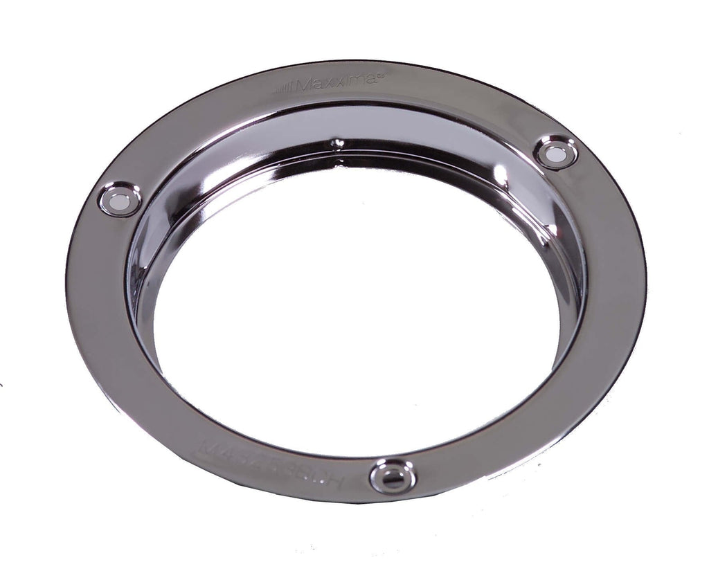  [AUSTRALIA] - Maxxima (M43253CH) Chrome Finish 4" Round Stainless Steel Security Flange 4 inches Round w/ Chrome Finish
