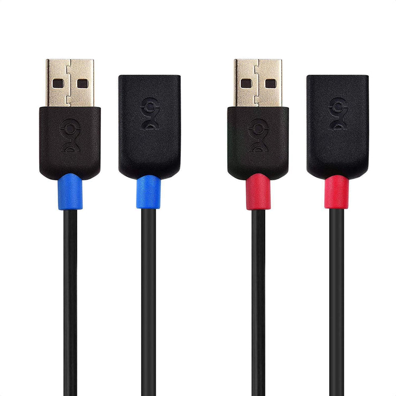 Cable Matters 2-Pack Long USB to USB Extension Cable (Male to Female USB Extender Cable) - 10 ft 10 Feet - LeoForward Australia