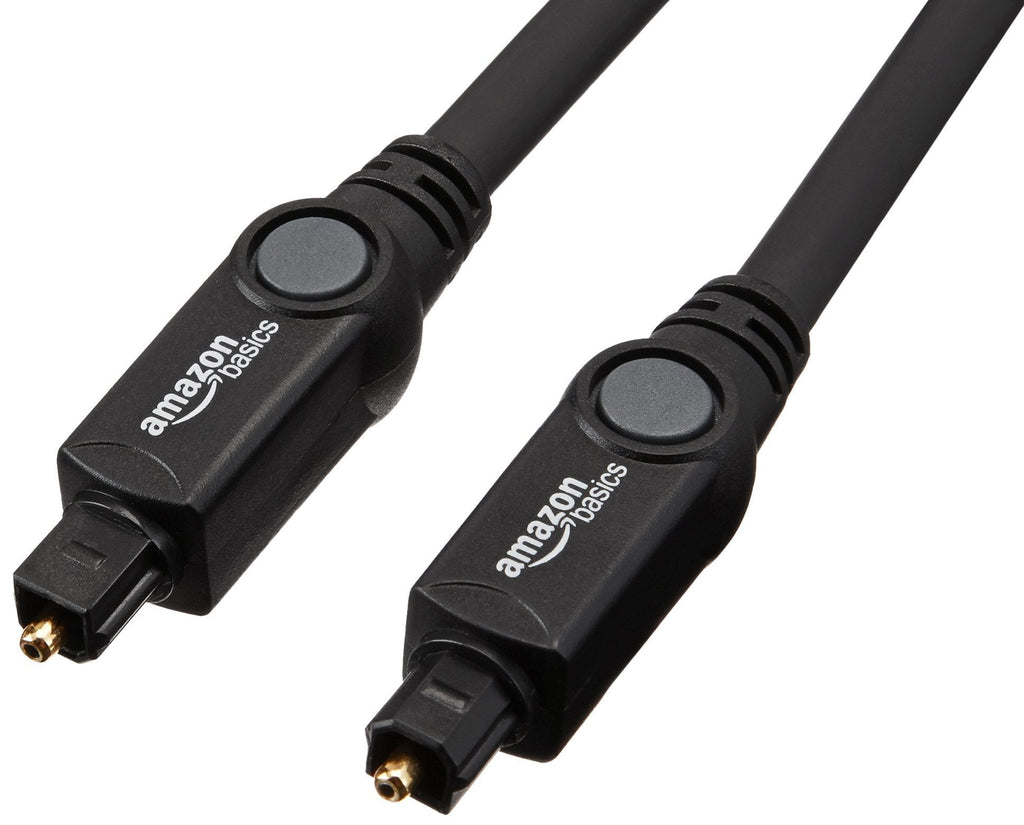  [AUSTRALIA] - Amazon Basics Digital Optical Audio Toslink Cable for Sound Bar, TV - 6 Feet (1.8 Meters) 1-Pack