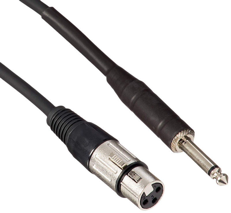  [AUSTRALIA] - ChromaCast Pro Series 20 Foot 1/4" Male to XLR Female Microphone Cable, Black 20 Feet