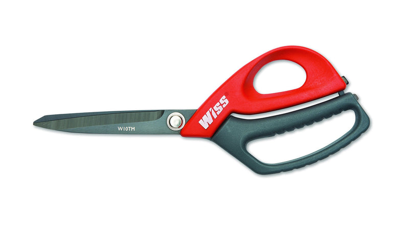  [AUSTRALIA] - Crescent Wiss 10" Titanium Coated Shop Shears - W10TM,Black