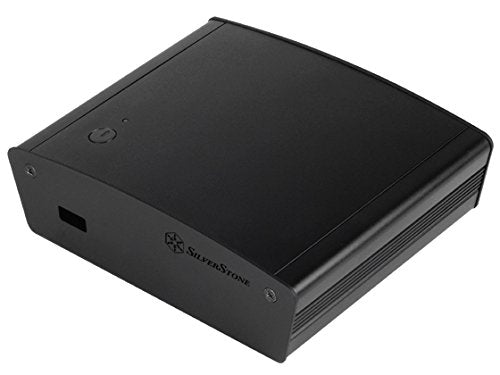  [AUSTRALIA] - Silverstone Tek Premium Aluminum NUC Chassis with Heat Pipe Pre-Assembled Wi-Fi Antenna Bluetooth 2X HDMI Ports Cases PT15B-H1D2