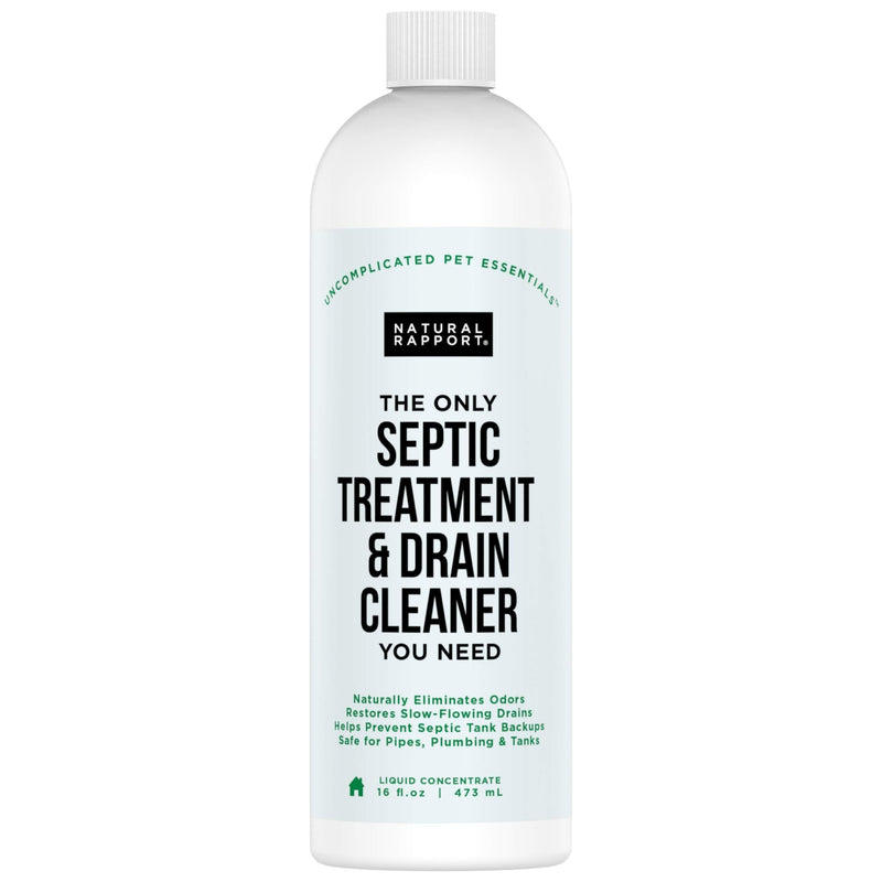 Natural Rapport Septic Treatment and Drain Cleaner - The Only Septic Treatment & Drain Cleaner You Need, Drain and Septic Tank Cleaner Treatment Professional Strength Drain Cleaner for Home and RV 16 Fl Oz (Pack of 1) - LeoForward Australia