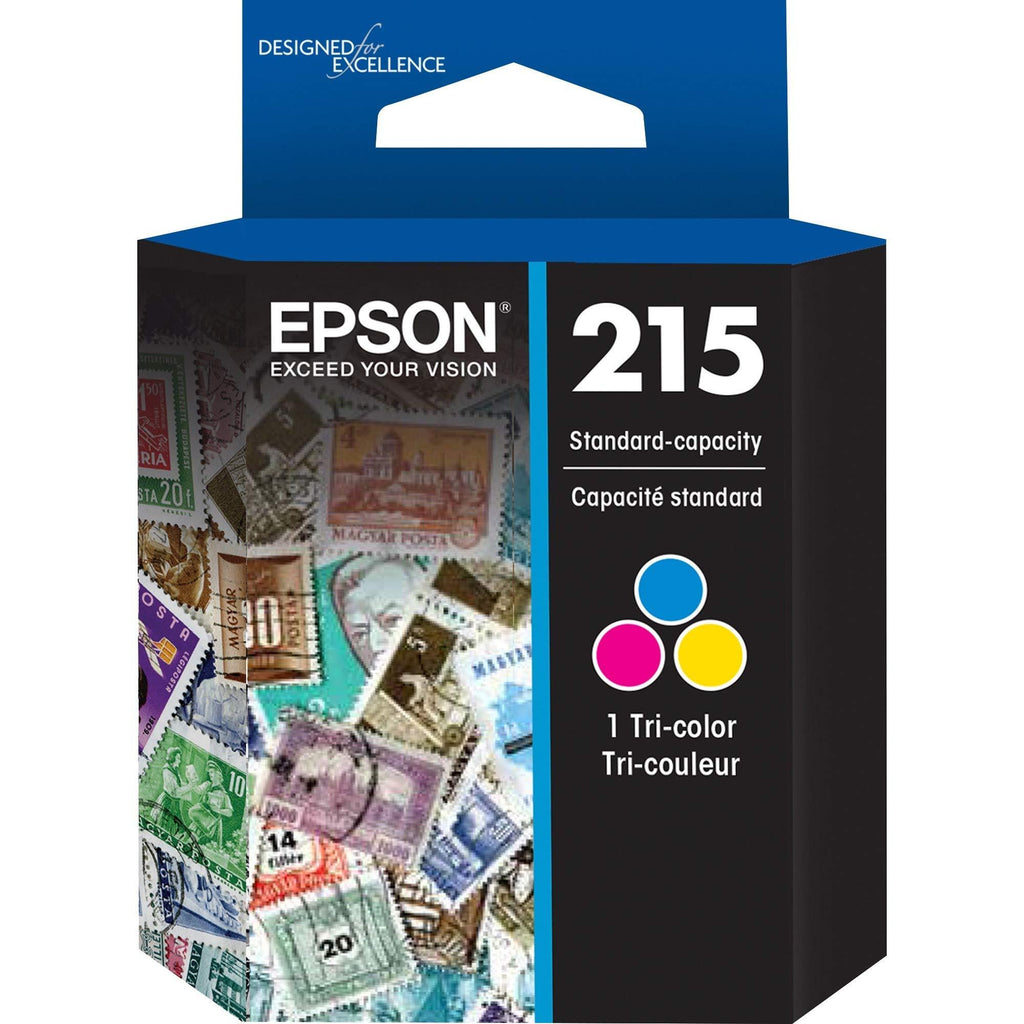 EPSON T215 Ink Standard Capacity Tricolor Cartridge (T215530-S) for select Epson WorkForce Printers - - LeoForward Australia