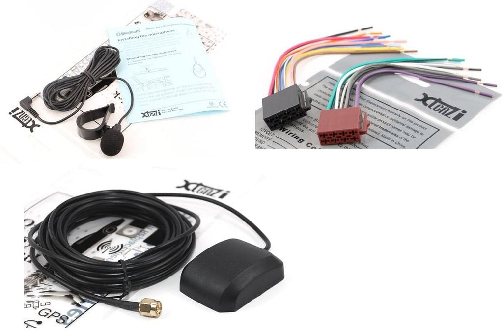  [AUSTRALIA] - Xtenzi Connection Cable Set Compatible with Pioneer App radio SPH-DA01 SPH-DA02 GPS Antenna MIC Wire Harness 3PCS