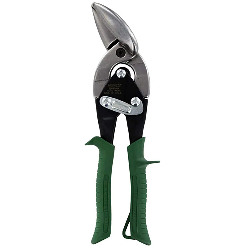  [AUSTRALIA] - Midwest Tool and Cutlery Aviation Snip - Right Cut Offset Stainless Steel Cutting Shears with Forged Blade & KUSH'N-POWER Comfort Grips - MWT-SS6510R
