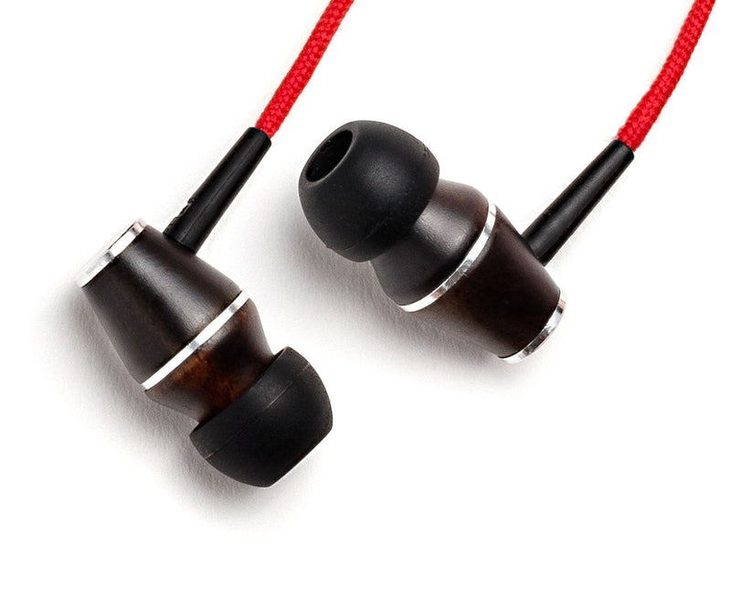 Symphonized XTC Premium Genuine Wood in-Ear Noise-isolating Headphones with Microphone (Red) Red - LeoForward Australia