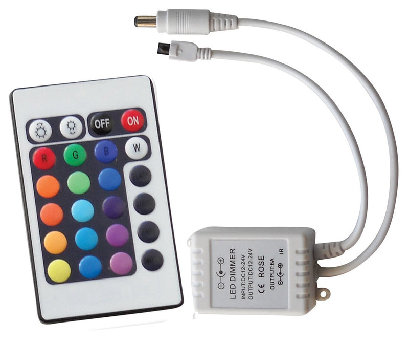  [AUSTRALIA] - Diamond Group 52696 Remote Control and Receiver for Multi Color Light Strip Kit