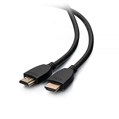 C2G HDMI Cable, 4K, High Speed HDMI Cable, Ethernet, 60Hz, 1.5 Feet (0.45 Meters), Black, Cables to Go 50606 - LeoForward Australia