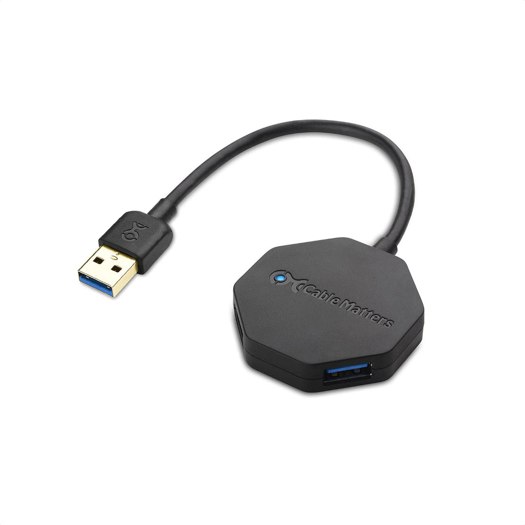 Cable Matters Ultra Mini 4 Port USB Hub (USB 3.0 Hub, USB 3 Hub) - LeoForward Australia