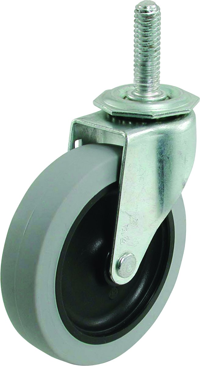  [AUSTRALIA] - Shepherd Hardware 3265 3-Inch Threaded Stem TPR Caster, 110-lb Load Capacity