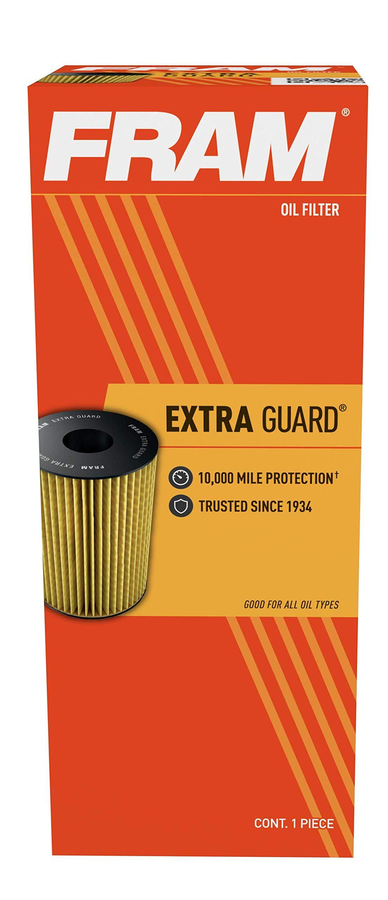 Fram Extra Guard CH11060, 10K Mile Change Interval Cartridge Oil Filter - LeoForward Australia