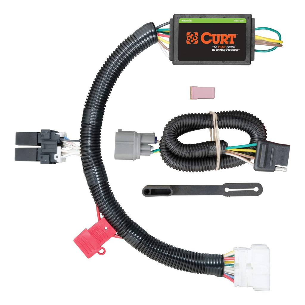  [AUSTRALIA] - CURT 56170 Vehicle-Side Custom 4-Pin Trailer Wiring Harness for Select Honda Pilot