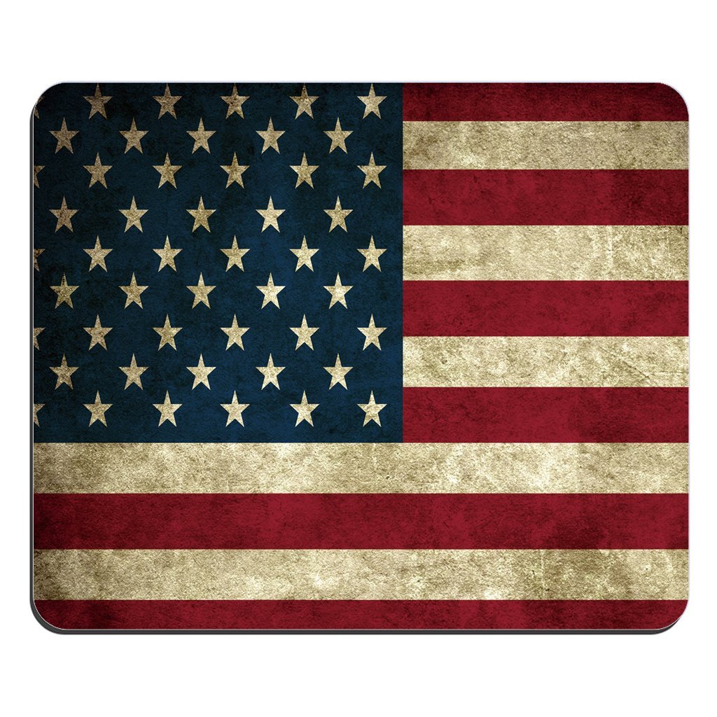 Fashion Mouse Mat USA America Flag Customized Rectangle Mousepad by Mouse Pads 1 Pack - LeoForward Australia