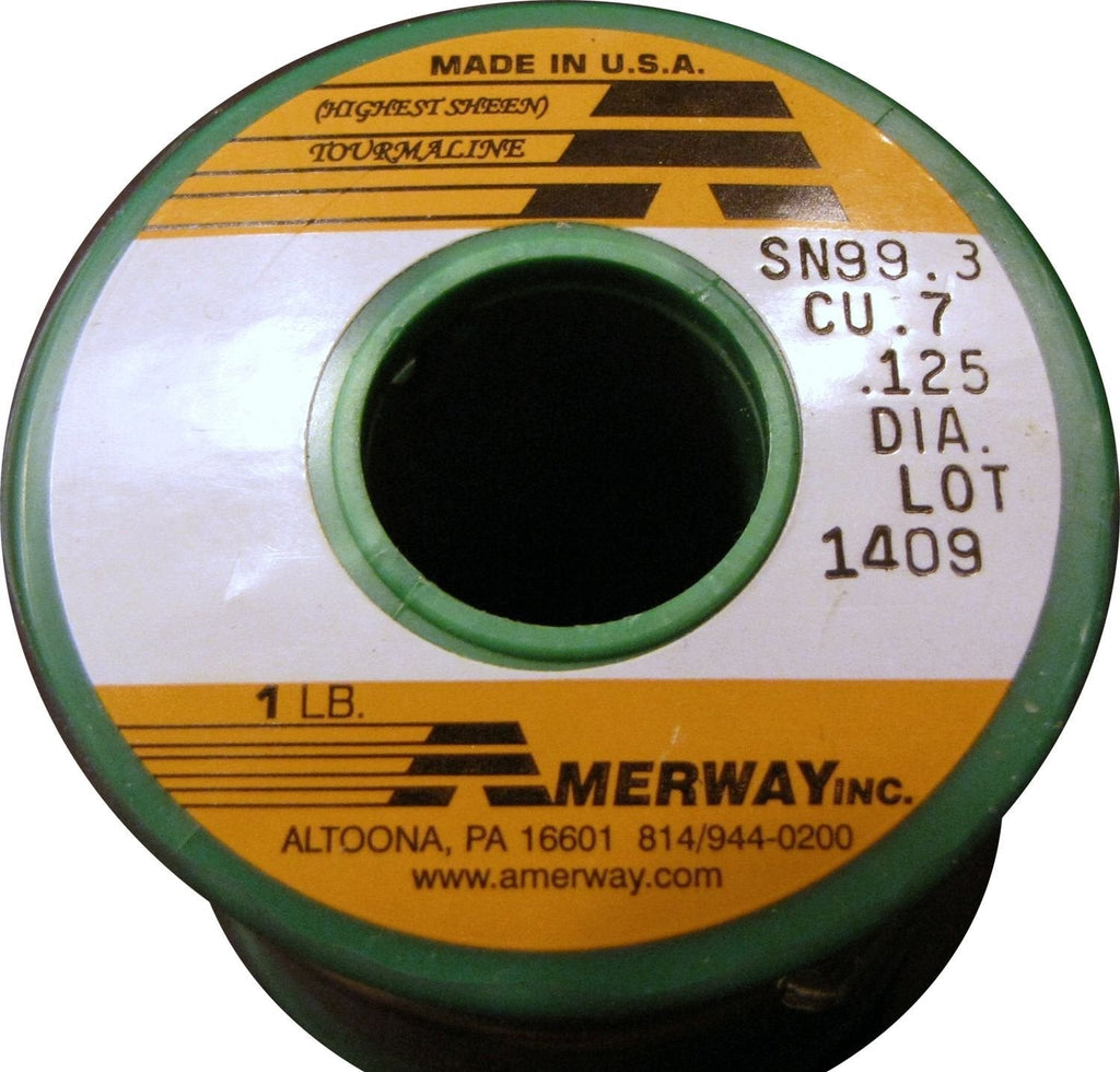  [AUSTRALIA] - Amerway Tourmaline Lead Free Solder for Stained Glass, 1 Pound Spool
