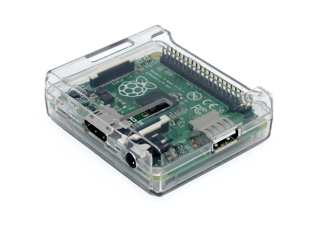 sb components Case for Raspberry Pi Model A+ (Plus) Colour: Clear Transparent Access to All Ports - LeoForward Australia