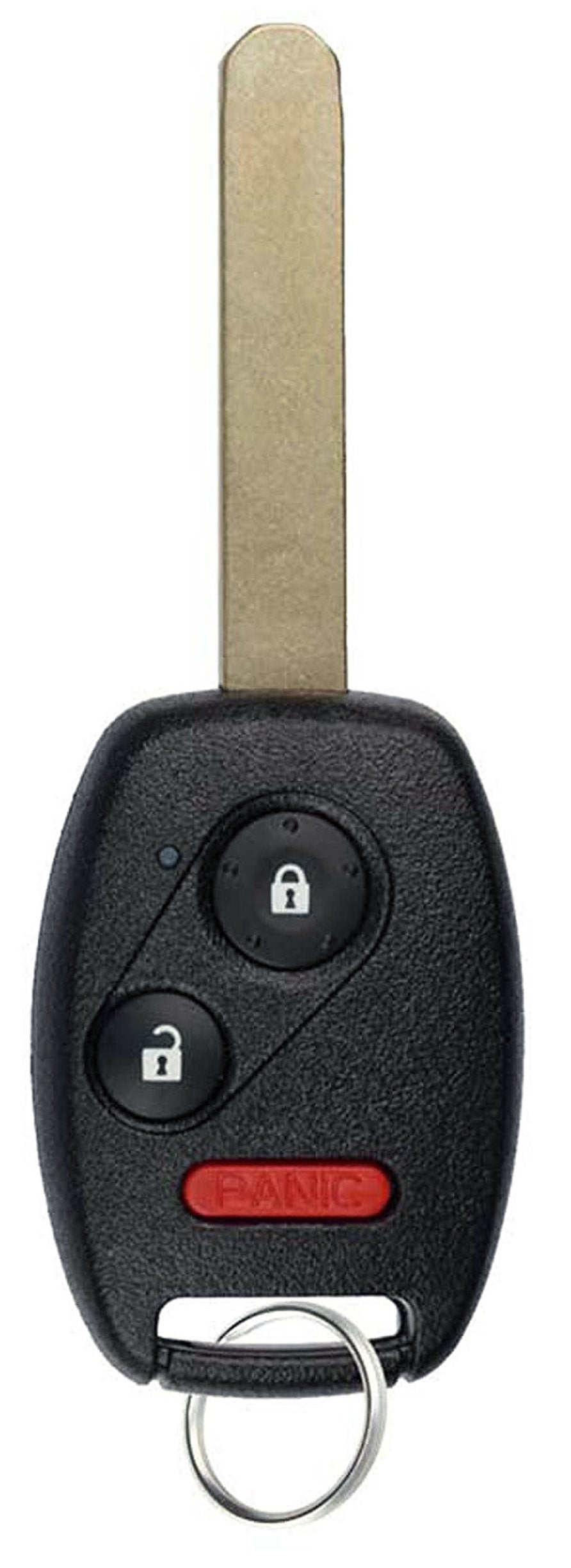  [AUSTRALIA] - KeylessOption Keyless Entry Remote Control Uncut Car Ignition Chip Key Fob Replacement for OUCG8D-380H-A black