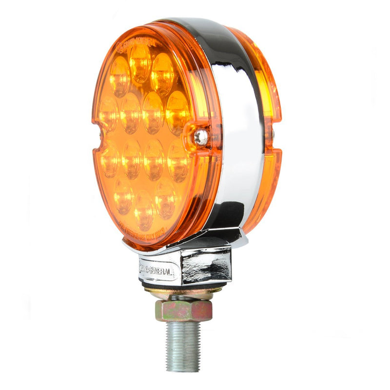  [AUSTRALIA] - Grand General 75191 Amber/Amber 3" Pearl Double Faced 14 LED Light