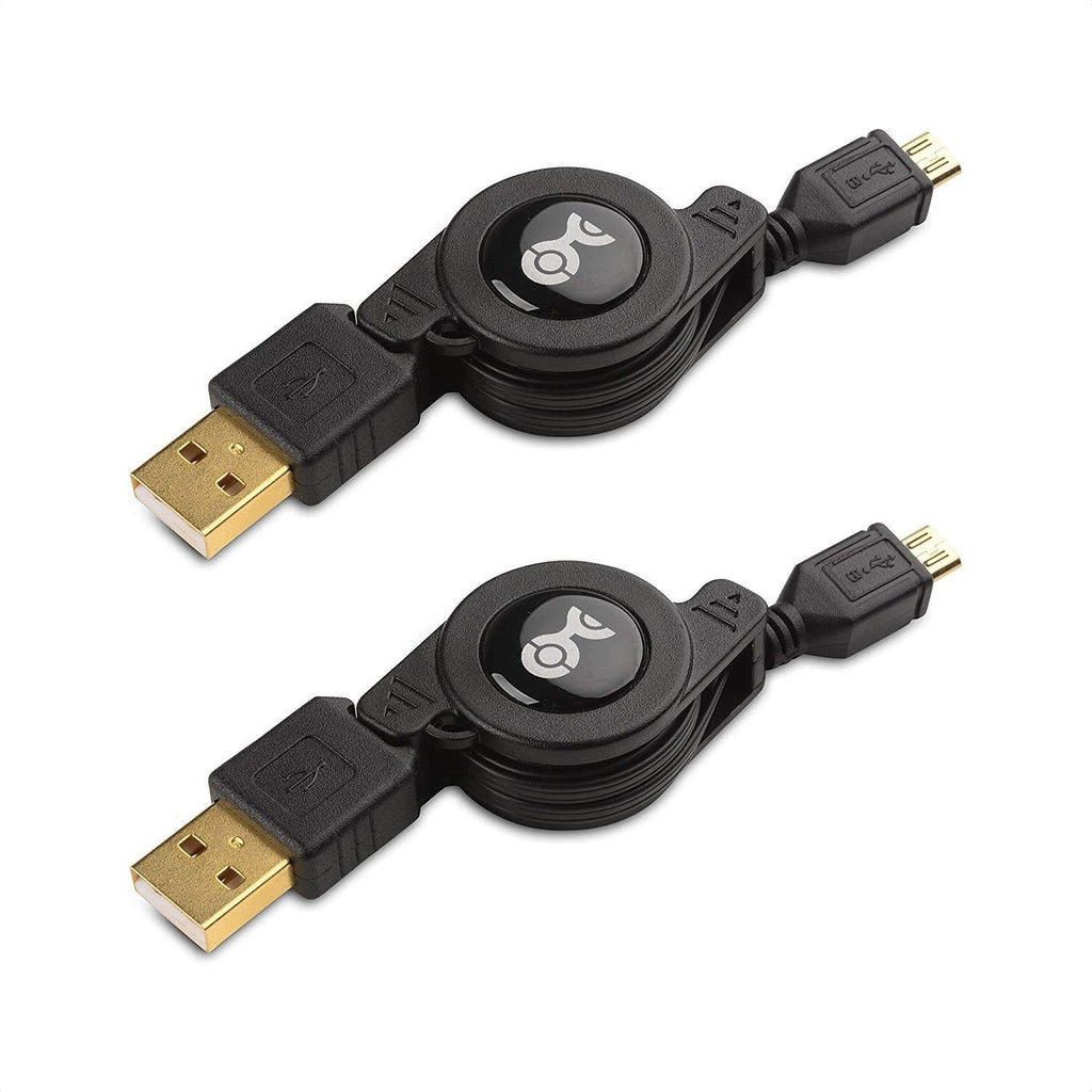 Cable Matters 2-Pack Retractable Micro USB Cable - 2.5 Feet - LeoForward Australia