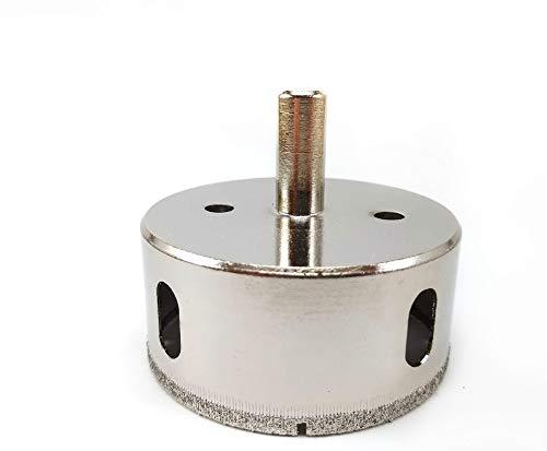 Drilax 2-1/2 inch Diamond Coated Drill Bit Hole Saw Ceramic Porcelain Tile Glass Fish Tank Marble Granite Quartz Holesaw Kitchen Bathroom Shower Faucet Drain Drilling Tool 2.5 Inch - LeoForward Australia