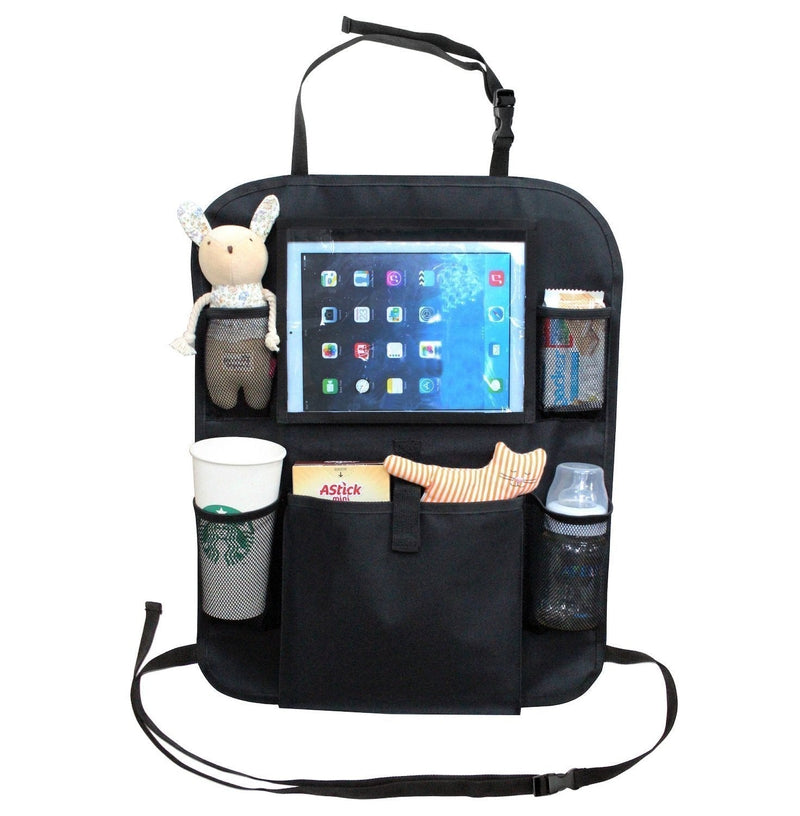  [AUSTRALIA] - AutoMuko Car Organizer iPad and Tablet Holder with Car Seat Organizer - Touch Screen Pocket for Android & iOS Tablets up to 9.5" -with One-Year Limited Warranty