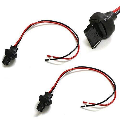  [AUSTRALIA] - iJDMTOY (2) 7440 T20 Male Adapter Wiring Harness Compatible With Car Motorcycle Headlight Tail Lamp Turn Signal Lights Retrofit