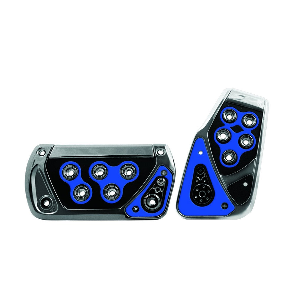  [AUSTRALIA] - Pilot Automotive Pilot PM-2312B2 Voltage Pedal Pad Set for Automatic Transmissions - Black/Blue, 1 Pack